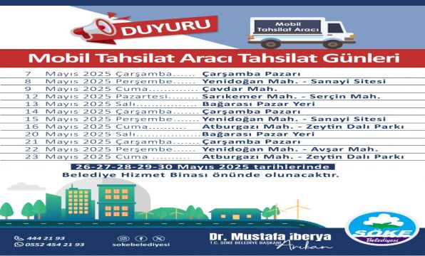 Ödemeler için, 31 Mayıs Son Gün! 