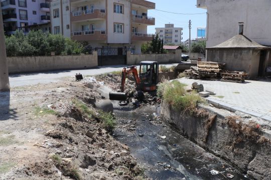 Savuca Deresi temizliğinde ikinci etap çalışması başladı 