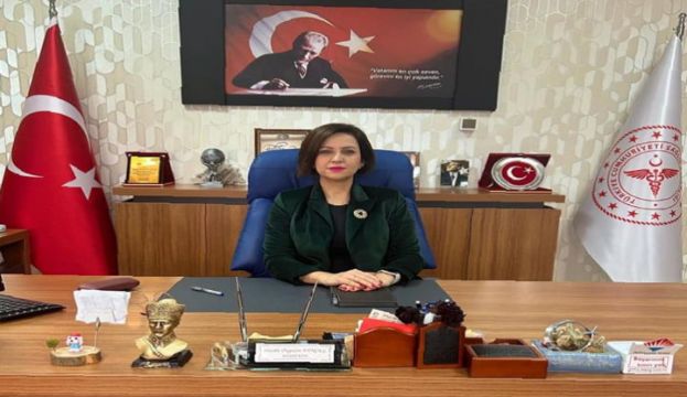 Başhekim Uzm. Dr. Hasibe Özgeçen Dinçel veda ziyaretlerinde