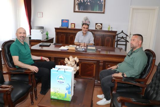 Başkan Arıkan’dan, Müftü Doğru’ya Veda Ziyareti