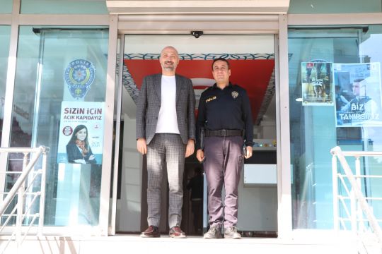 Başkan Arıkan’dan, Emniyet Müdürü Çetinkaya’ya Ziyaret