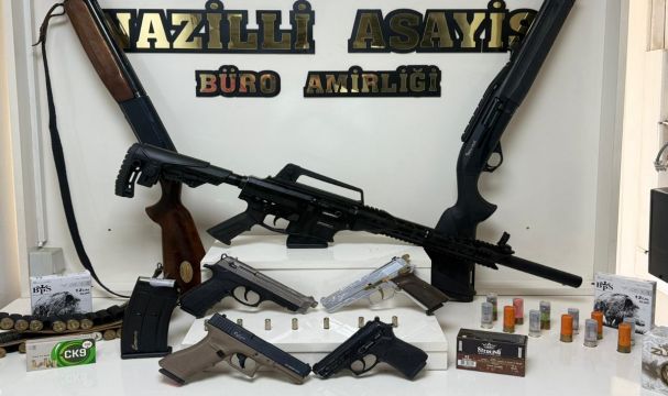 Nazilli’de Sosyal Medyada Silah Teşhirine Geçit Yok