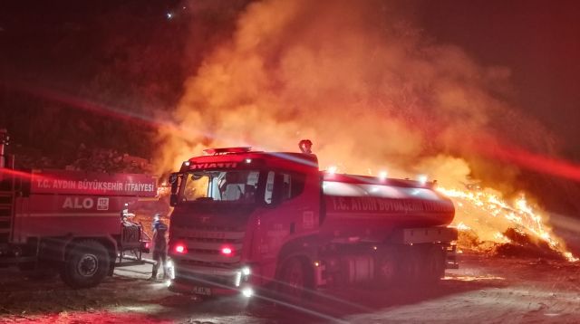 Söke'de Yangın Alarmı: Büyükşehir İtfaiyesi Üç Günde 176 Olaya Müdahale Etti