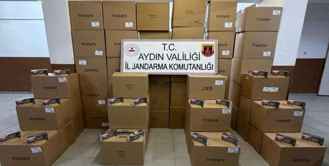 KÖŞK’TE ARAÇTAN 630 BİN KAÇAK MAKARON VE 87,5 KİLO TÜTÜN ÇIKTI