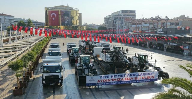 Söke’ye de Büyükşehir’in Yeni Hizmet Filosundan Güç