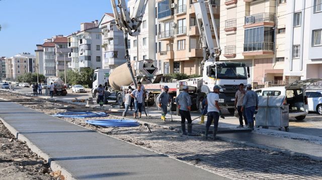 SÖKE’DE BİSİKLET VE YÜRÜYÜŞ YOLU PROJESİ ADIM ADIM İLERLİYOR