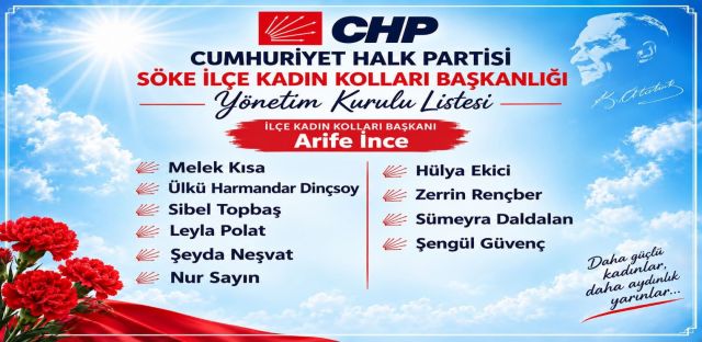 CHP SÖKE KADIN KOLLARI’NDA YENİ DÖNEM