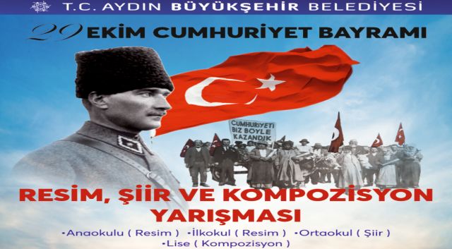 Başkan Çerçioğlu’ndan Öğrencilere 29 Ekim Cumhuriyet Bayramı Yarışması