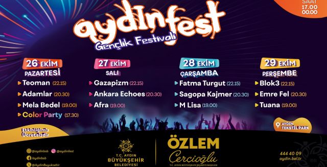 AYDINFEST İÇİN GERİ SAYIM BAŞLADI